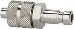 Riegler 107119.Nipple for couplings I.D. 2.7, Stainl. steel 1.4404, for hose 5x3