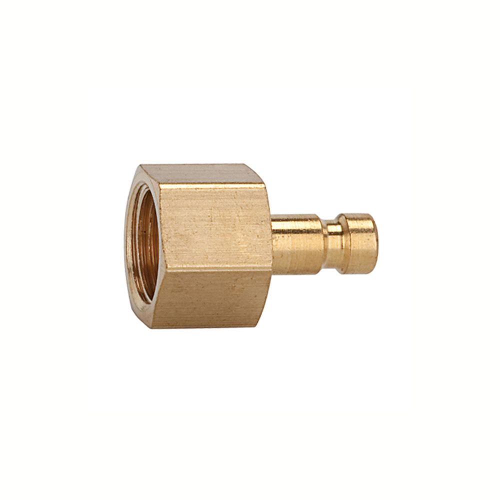 Riegler 107086.Nipple for couplings I.D. 2.7, bright brass, G 1/8 IT
