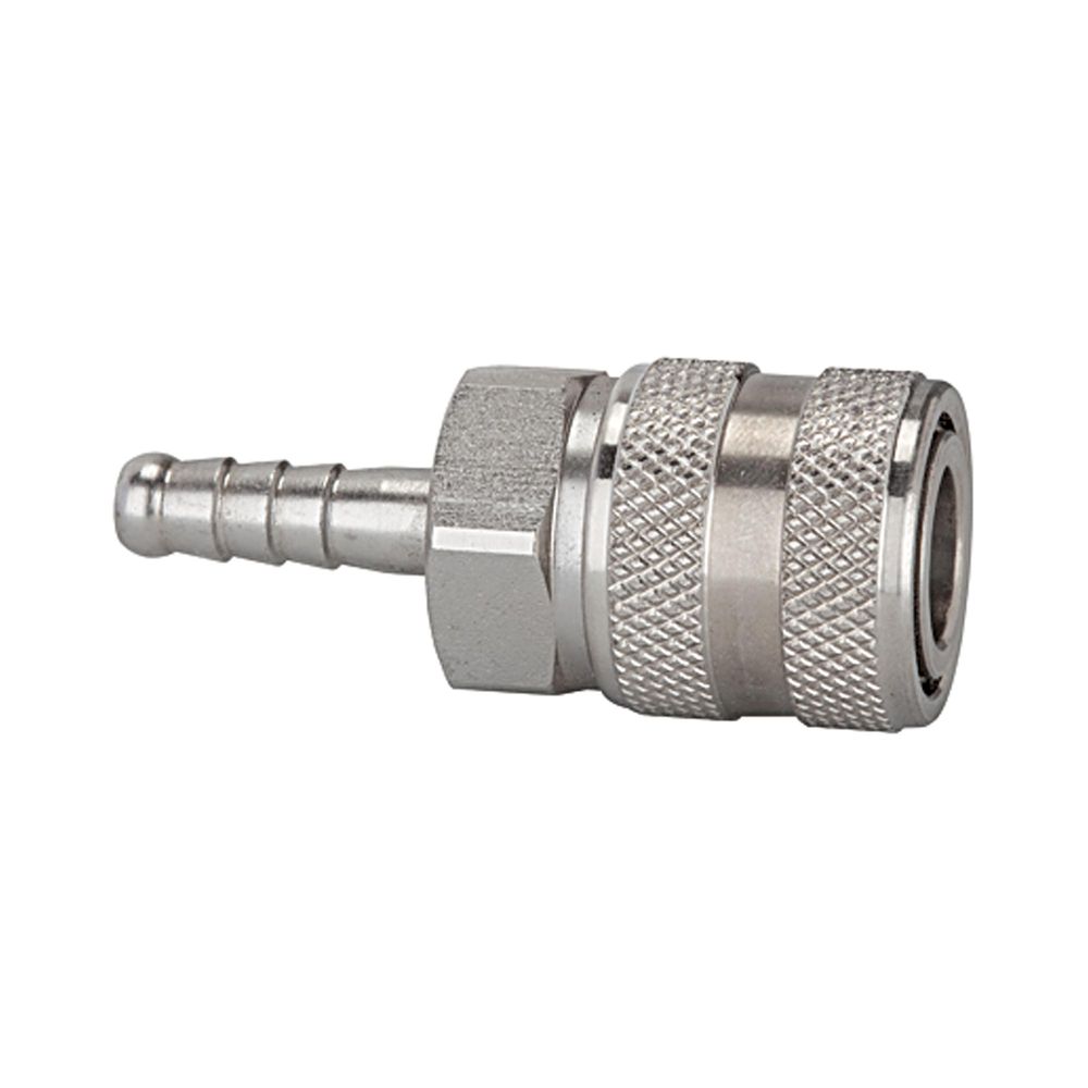 Riegler 107341.Quick-connect coupling I.D. 7.2, St. steel 1.4305, Sleeve I.D. 8