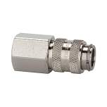Riegler 107161.Quick-connect coupling I.D. 5 nickel-plated brass, G 1/8 IT