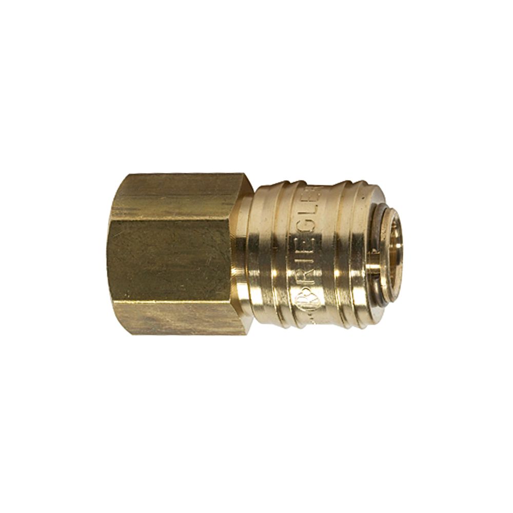 Riegler 115618. Schnellverschlusskuppl. NW 7,2 »connect line«, MS blank, G 1/4 IG