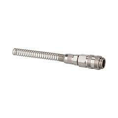 Riegler 107171.Quick-connect coupl. I.D. 5, nickel-plated brass, rigid, Hose 6x4