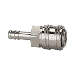 Riegler 107289.Quick-connect coupl. I.D. 7.2 nickel-plated brass, Sleeve I.D. 10