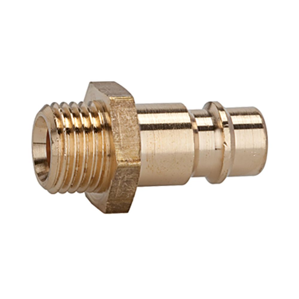 Riegler 107238.Nipple for couplings I.D. 7.2 - 7.8, bright brass, G 1/4 ET