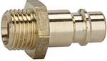 Riegler 107240.Nipple for couplings I.D. 7.2 - 7.8, bright brass, G 1/2 ET