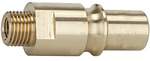 Riegler 107490.Nipple for couplings I.D. 12, Bright brass, G 1/4 ET