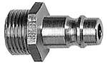 Riegler 107433.Nipple for I.D. 7.2 - 7.8, Stainless steel 1.4305, G 1/8 ET