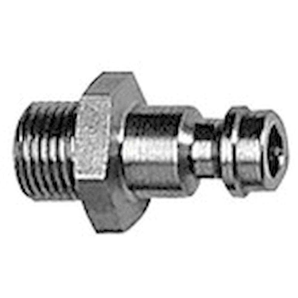 Riegler 107204.Nipple for coupl. I.D. 5, Stainless steel 1.4305, G 3/8 ET