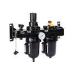 Norgren BL68-801. Olympian Plus box set (FRL), G1, automatic drain, 40µm filter element, with shut-off valve