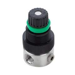 Norgren R05-200-RNLA. R05 Series stainless steel general purpose pressure regulator, 1/4 NPT, 0.3-8.5 bar, without gauge