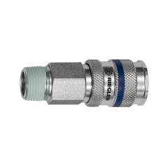 Riegler 141513.Quick-connect coupling I.D. 7.8, Steel, R 3/8 ET