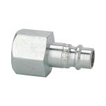 Riegler 107383.Nipple for couplings I.D. 7.2 - 7.8, hard. / gal. steel, G 1/2 IT