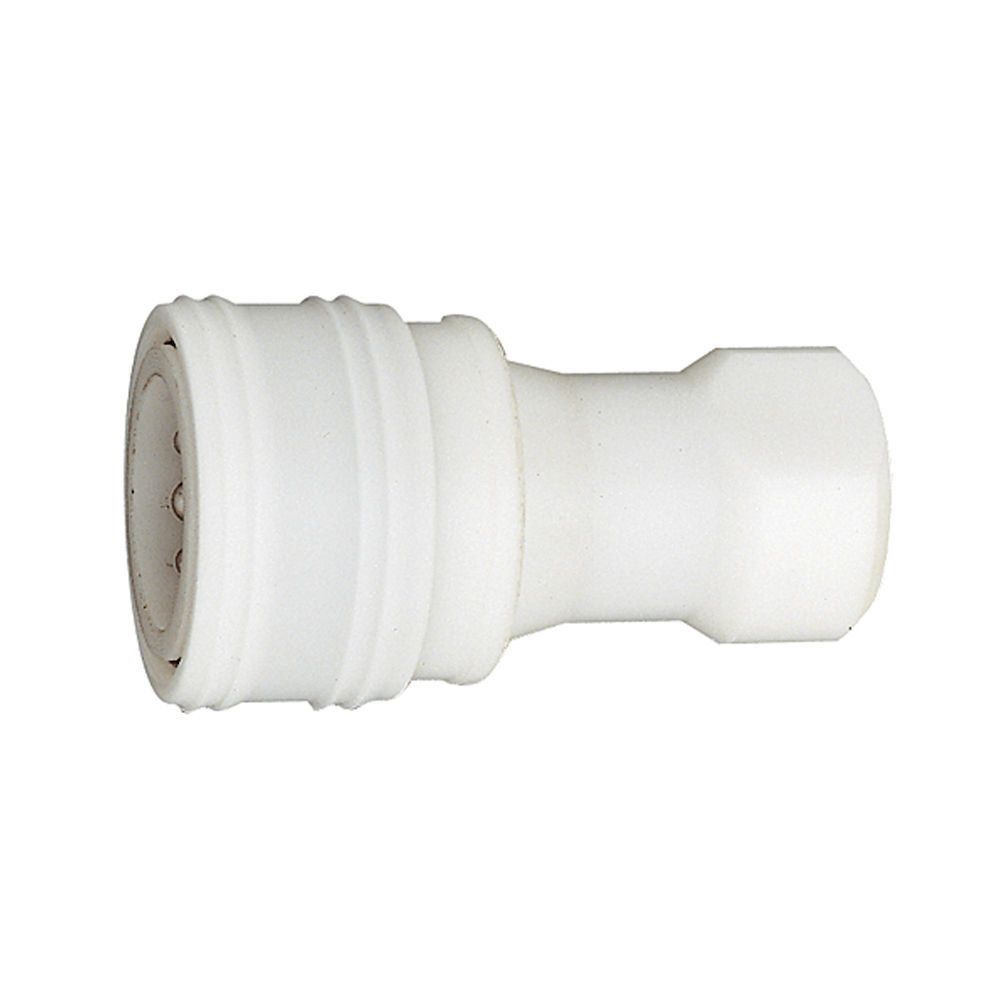 Riegler 107713. Hydraulikkupplung beidseitig absperrend, POM, G 1/8 IG, NW 4,3