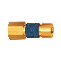 Riegler 107635.Captive quick-connect coupling I.D. 5, G 1/8 IT, blue