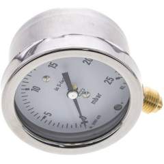 MS 2563 MB5CR * Manometer senkrecht 63mm, 0-25 mbar, G 1/4"