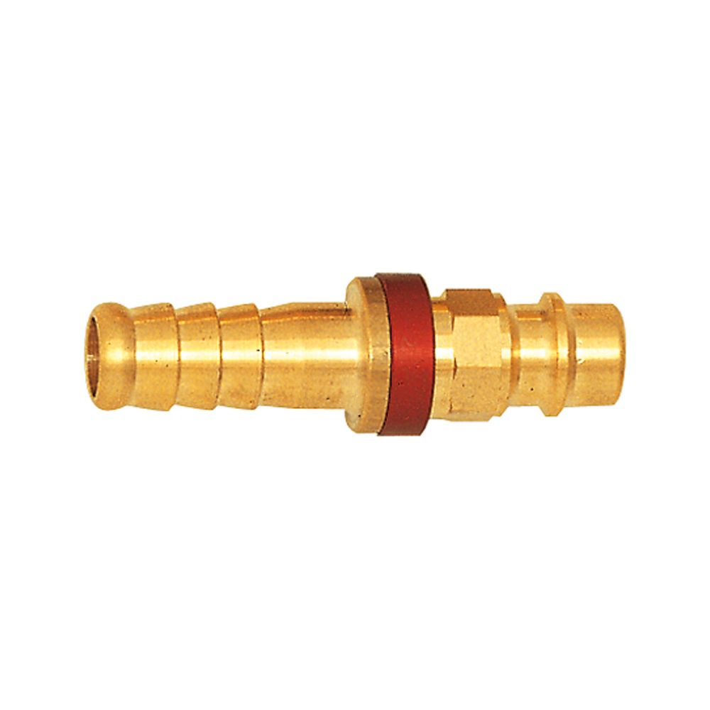 Riegler 107684. Unverwechselbare Einstecktülle NW 7,8, MS blank, Tülle LW 9, rot