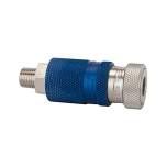 Riegler 107606.Safety coupling I.D. 7.8, Bi-Tec type, nickel-pl. brass, R 1/2 ET