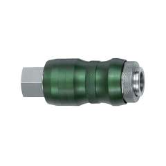 Riegler 134077.Safety coupling I.D. 7.8, Bi-Tec type, nickel-pl. brass, G 1/4 IT