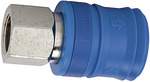 Riegler 107558.Safety coupling I.D. 7.4, KE type, nickel-plated brass, G 3/8 IT