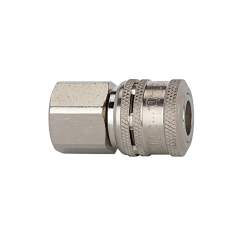 Riegler 107533.Safety coupling I.D. 7.8, SEK type, nickel-plated brass, G 1/4 IT