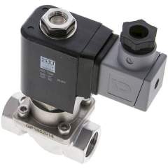 MO-2120-ES-24VAC. 2/2-way SS solenoid valve G 1/2", 0-16 bar, open (NO) without power