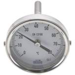 Wika TW 806363 Bimetallthermometer, waagerecht D63/0 bis +80°C/63mm