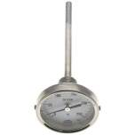 Wika TW 25063160 Bimetallthermometer, waagerecht D63/0 bis +250°C/160mm