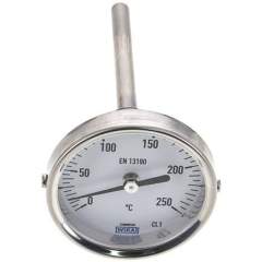 Wika TW 25063100 Bimetallthermometer, waagerecht D63/0 bis +250°C/100mm