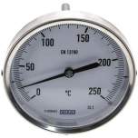Wika TW 250100100 Bimetallthermometer, waagerecht D100/0 bis +250°C/100mm