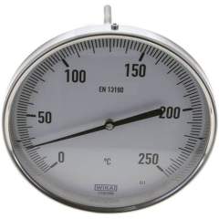 Wika TW 250160200 Bimetallthermometer, waagerecht D160/0 bis +250°C/200mm