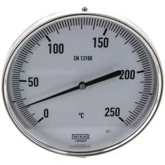 Wika TW 250160160 Bimetallthermometer, waagerecht D160/0 bis +250°C/160mm