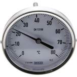 Wika TW 80100100 Bimetallthermometer, waagerecht D100/0 bis +80°C/100mm