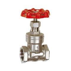 Riegler 103783. Muffen-Absperrschieber, Edelstahl 1.4401/1.4408, G 1/2, DN 15