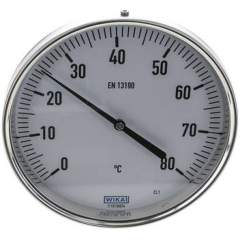 Wika TW 80160160 Bimetallthermometer, waagerecht D160/0 bis +80°C/160mm