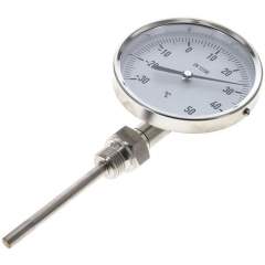 Wika TS 35100100 Bimetallthermometer, senkrecht D100/-30 bis +50°C/100mm
