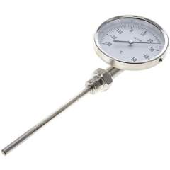 Wika TS 35100160 Bimetallthermometer, senkrecht D100/-30 bis +50°C/160mm
