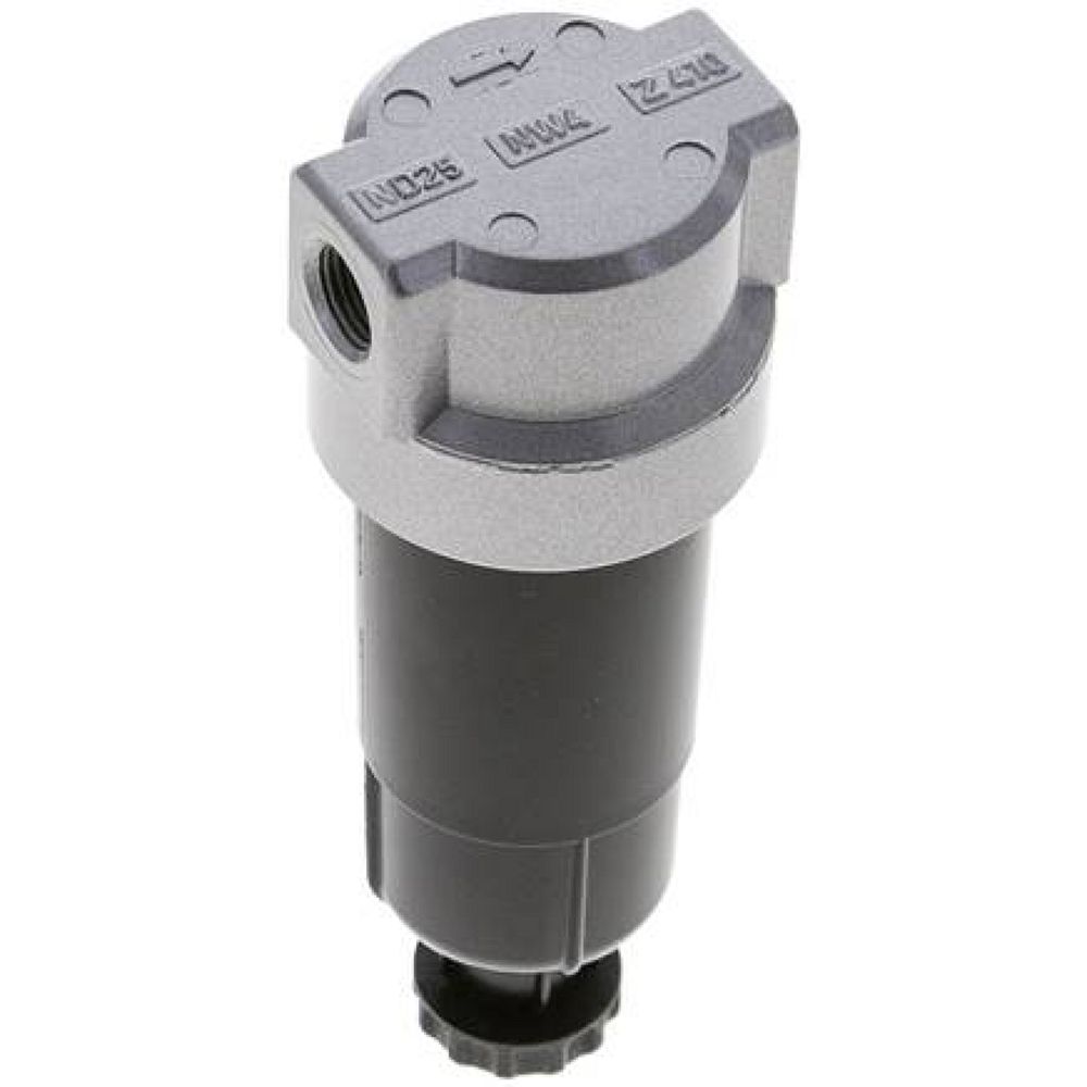 DF 00 M Mini-Filter G 1/8", Metallbehälter ohne Sichtrohr