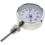 Wika TS 8010063 Bimetallthermometer, senkrecht D100/0 bis +80°C/63mm
