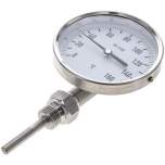 Wika TS 16010063 Bimetallthermometer, senkrecht D100/0 bis +160°C/63mm