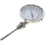 Wika TS 200100100 Bimetallthermometer, senkrecht D100/0 bis +200°C/100mm
