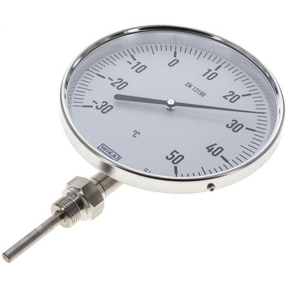 Wika TS 3516063 Bimetallthermometer, senkrecht D160/-30 bis +50°C/63mm