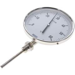 Wika TS 60160100 Bimetallthermometer, senkrecht D160/0 bis +60°C/100mm