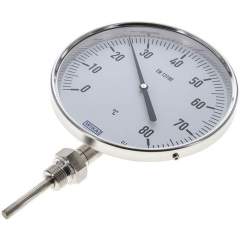 Wika TS 8016063 Bimetallthermometer, senkrecht D160/0 bis +80°C/63mm