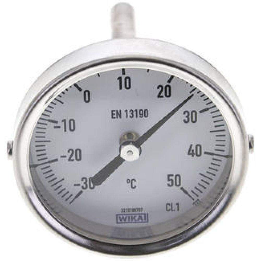 Wika TWT 356363 ES Bimetallthermometer, waagerecht D63/-30 bis +50°C/63mm