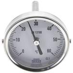 Wika TWT 606363 ES Bimetallthermometer, waagerecht D63/0 bis +60°C/63mm