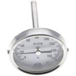 Wika TWT 1606363 ES Bimetallthermometer, waagerecht D63/0 bis +160°C/63mm