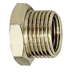 Riegler 100848.Reducing nipple short G 1 1/2 o., G 1 1/4 i., nickel-plated brass