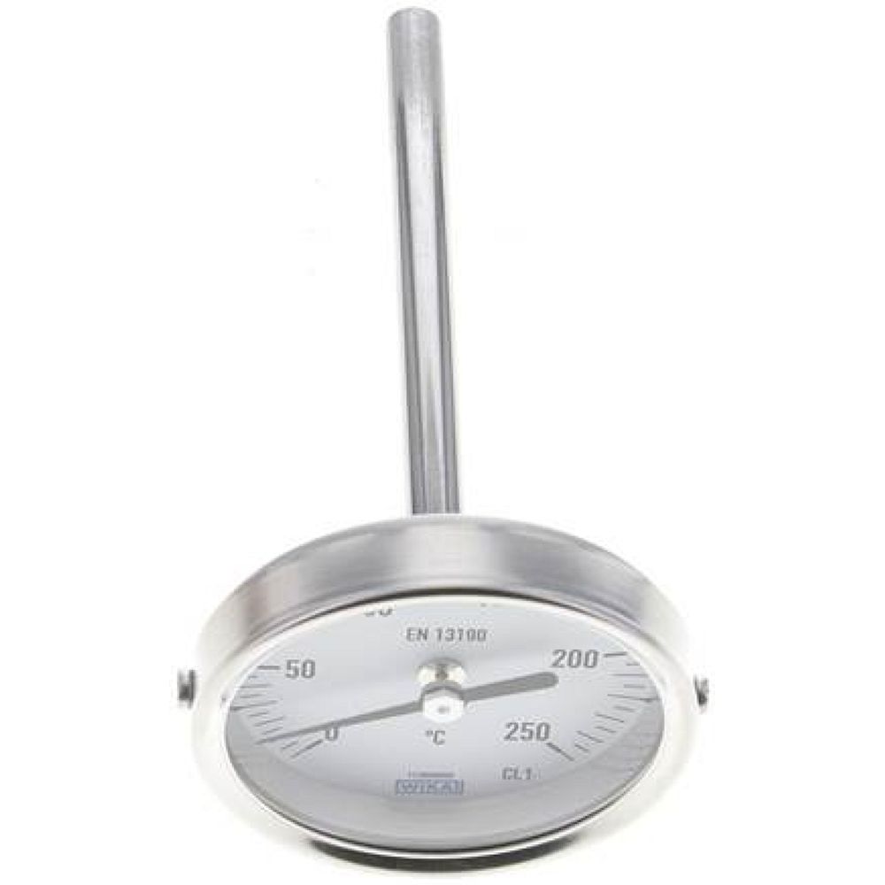 Wika TWT 25063100 ES Bimetallthermometer, waagerecht D63/0 bis +250°C/100mm
