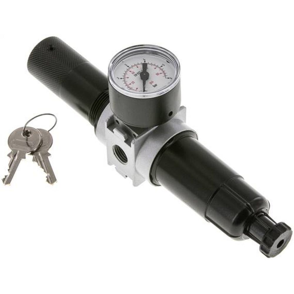 FR 014-3 K MB Multifix Filterregler, abschließbar, G 1/4", 0,1-3bar, Baureihe 0