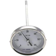 Wika TWT 60100200 ES Bimetallthermometer, waagerecht D100/0 bis +60°C/200mm